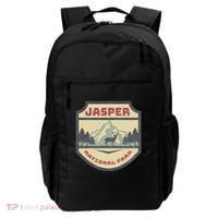 Retro Jasper Canadian National Park Camping Hiking Souvenir Backpack thumb 0