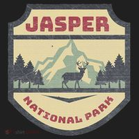 Retro Jasper Canadian National Park Camping Hiking Souvenir Beanie thumb 2