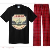 Retro Jasper Canadian National Park Camping Hiking Souvenir Pajama Set thumb 0