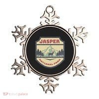 Retro Jasper Canadian National Park Camping Hiking Souvenir Ornament thumb 0