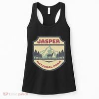 Retro Jasper Canadian National Park Camping Hiking Souvenir Women's Tank Top thumb 0