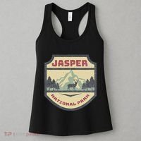 Retro Jasper Canadian National Park Camping Hiking Souvenir Women's Tank Top thumb 3