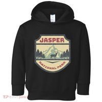 Retro Jasper Canadian National Park Camping Hiking Souvenir Toddler Hoodie thumb 0