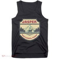 Retro Jasper Canadian National Park Camping Hiking Souvenir Tank Top thumb 0