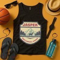 Retro Jasper Canadian National Park Camping Hiking Souvenir Tank Top thumb 4