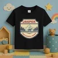 Retro Jasper Canadian National Park Camping Hiking Souvenir Toddler T-Shirt thumb 3