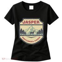 Retro Jasper Canadian National Park Camping Hiking Souvenir Women's T-Shirt thumb 0