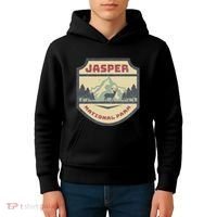 Retro Jasper Canadian National Park Camping Hiking Souvenir Kids Hoodie thumb 4