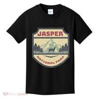Retro Jasper Canadian National Park Camping Hiking Souvenir Kids T-Shirt thumb 0