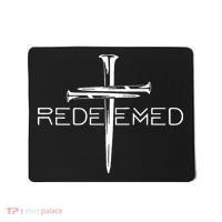 Redeemed Jesus Christ Died For My Sins 3 Nails Cross Christian Catholic Mousepad thumb 0