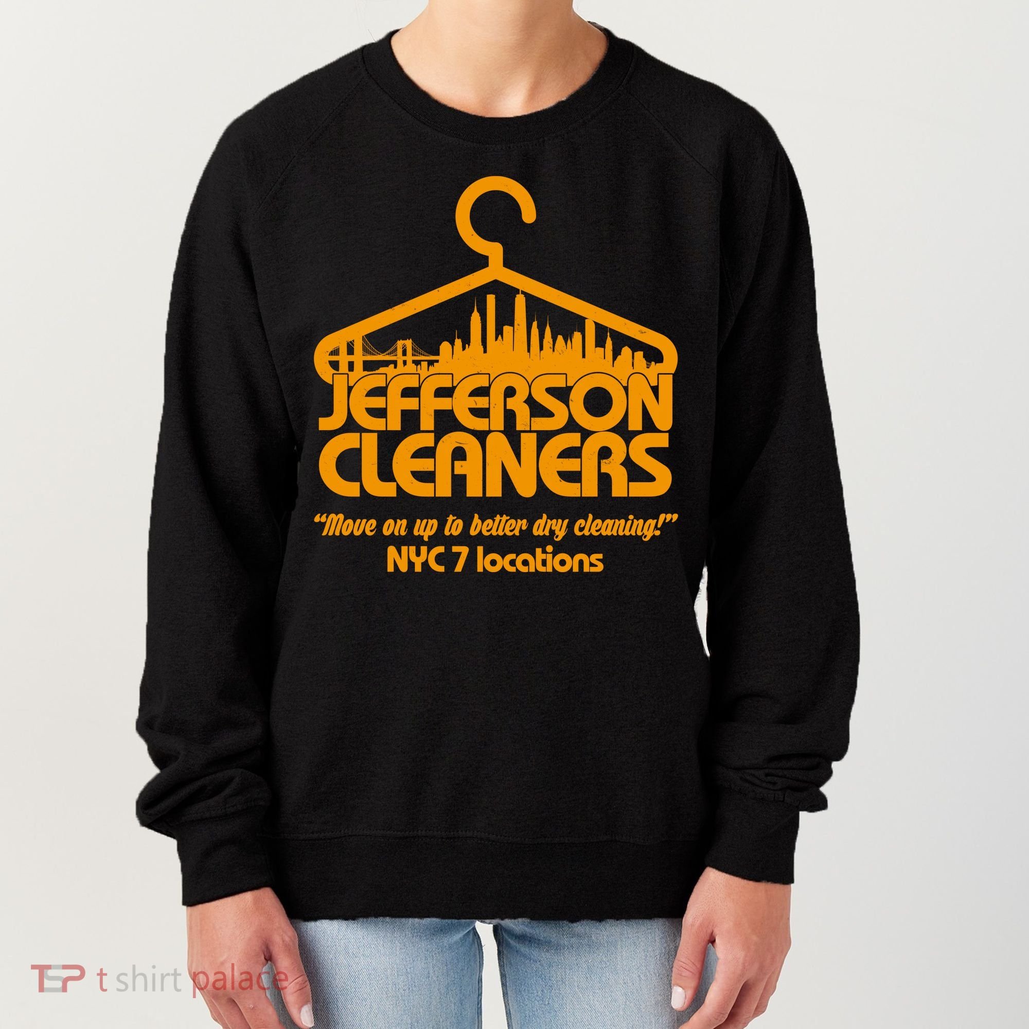 Retro Jefferson Cleaners Logo Women's Sweatshirt