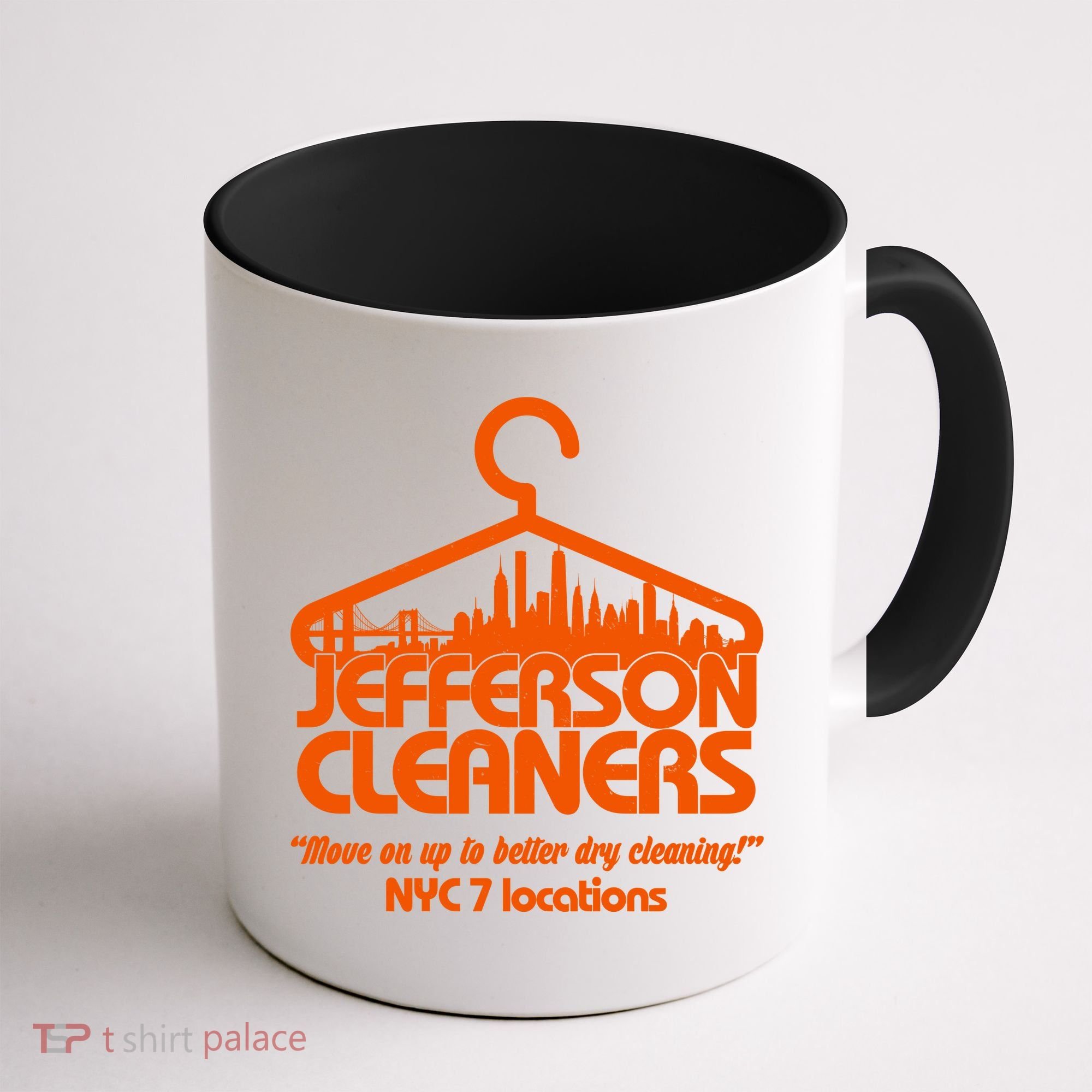 Retro Jefferson Cleaners Logo Coffee Mug