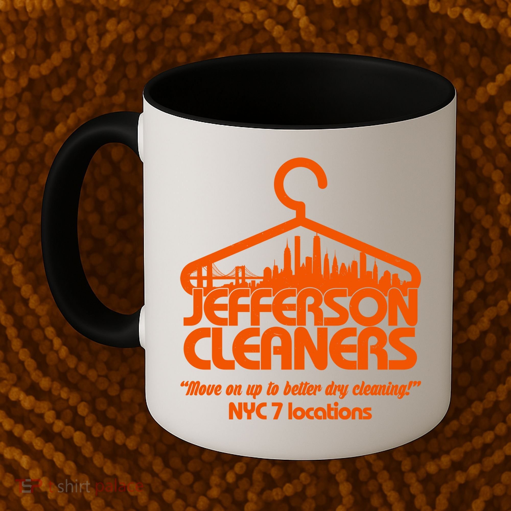 Retro Jefferson Cleaners Logo Coffee Mug