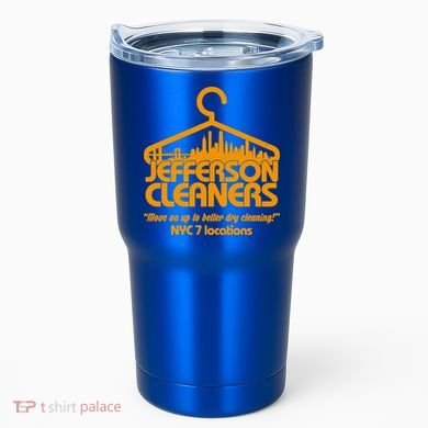 Retro Jefferson Cleaners Logo Tumbler