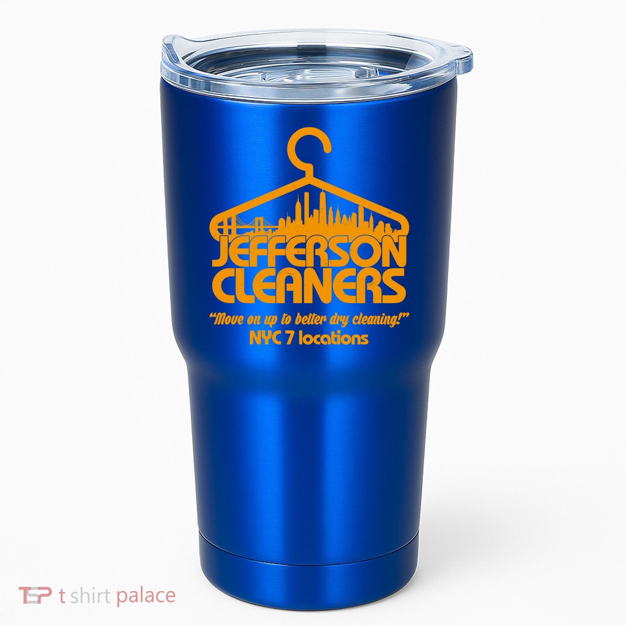 Retro Jefferson Cleaners Logo Tumbler