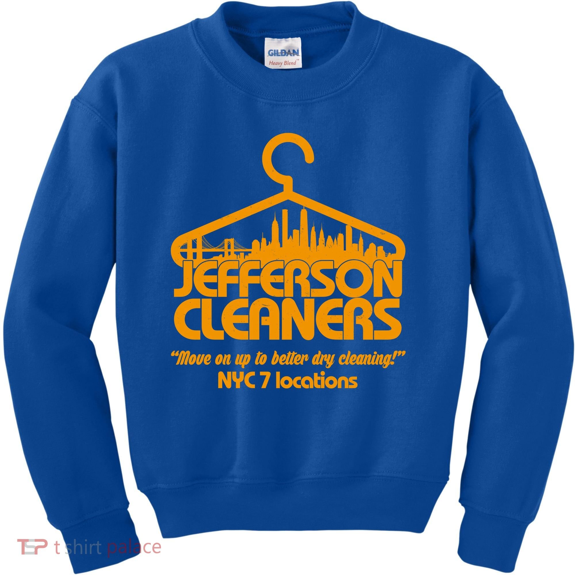 Retro Jefferson Cleaners Logo Kids Sweatshirt