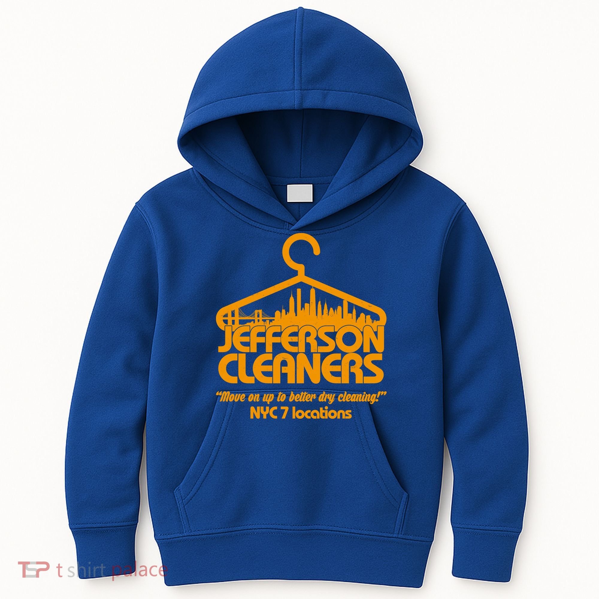 Retro Jefferson Cleaners Logo Kids Hoodie