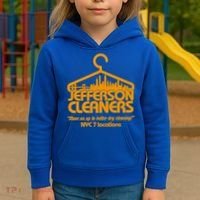 Retro Jefferson Cleaners Logo Kids Hoodie thumb 3