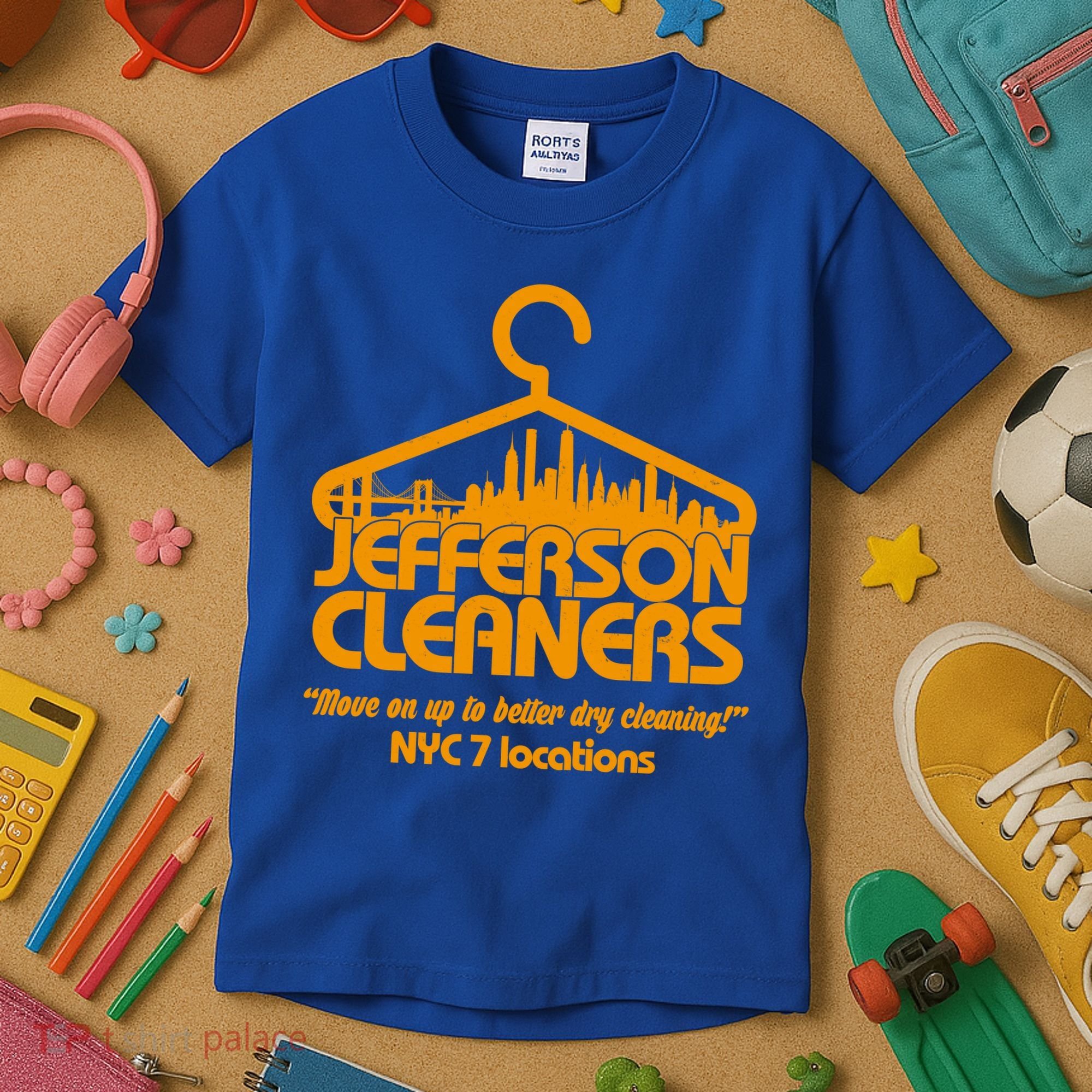 Retro Jefferson Cleaners Logo Kids T-Shirt