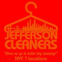 Retro Jefferson Cleaners Logo Santa Hat thumb 1