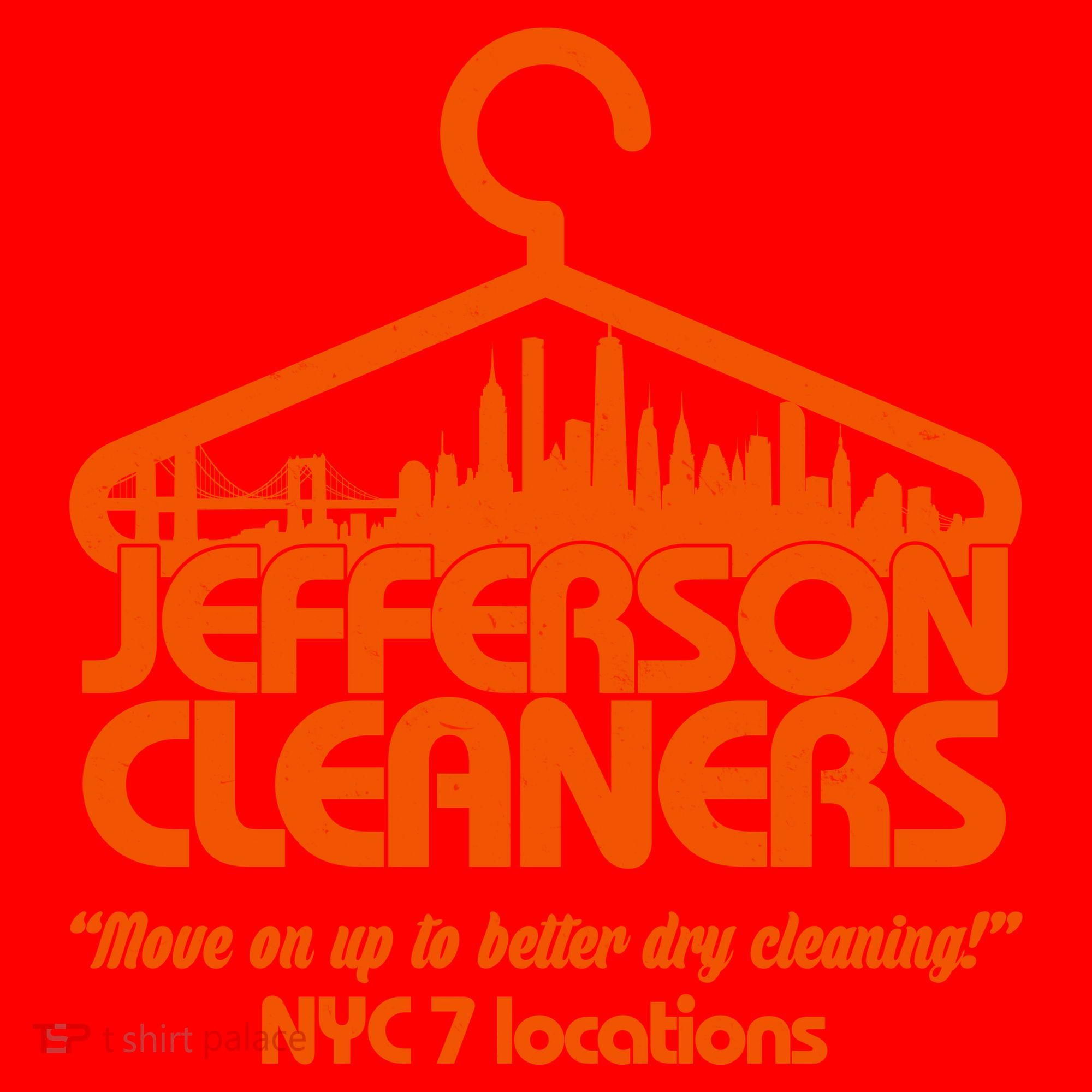 Retro Jefferson Cleaners Logo Santa Hat