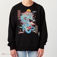 Retro Japanese Dragon Tokyo Japan Women's Sweatshirt thumb 0