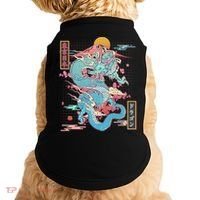 Retro Japanese Dragon Tokyo Japan Doggie Tank thumb 0