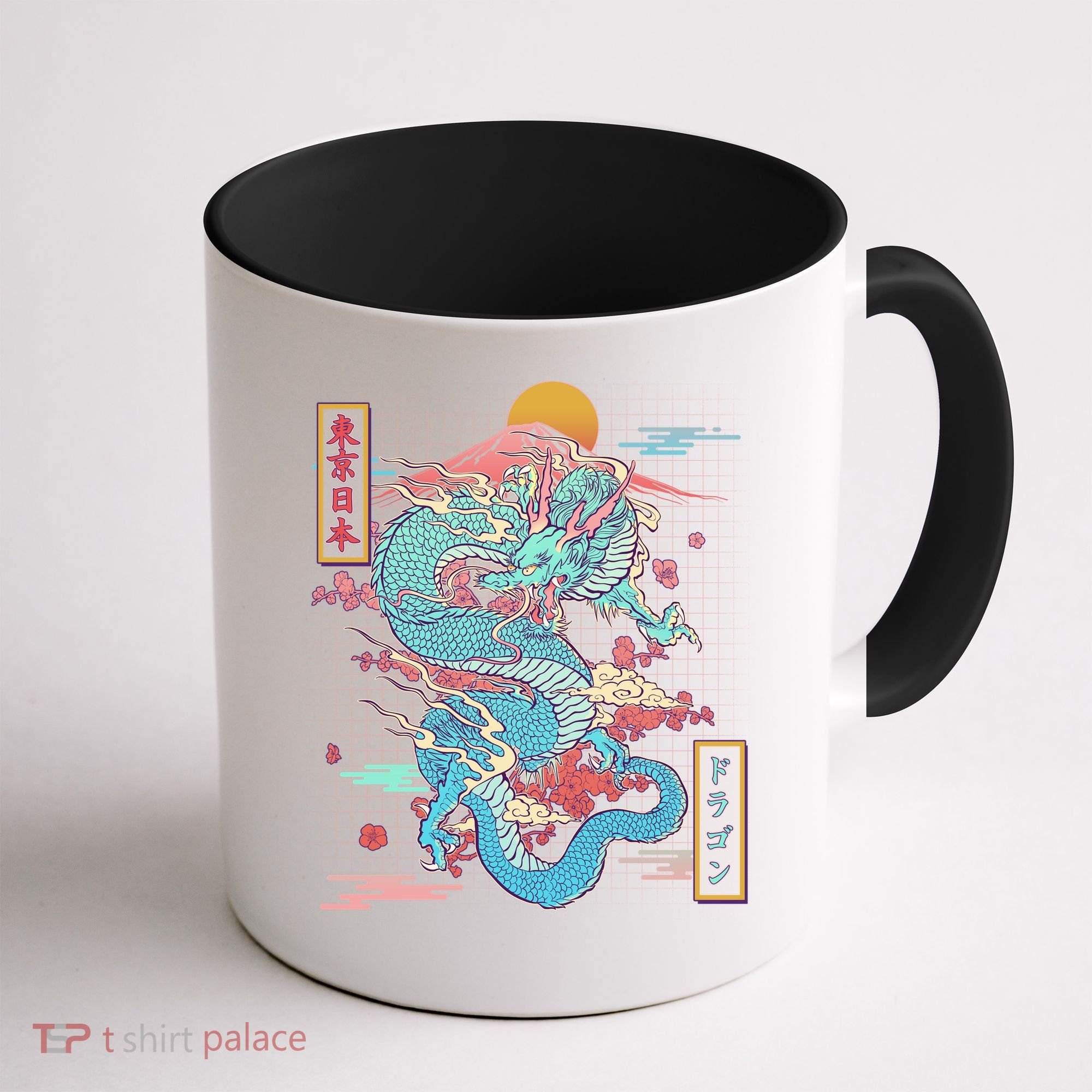 Retro Japanese Dragon Tokyo Japan Coffee Mug