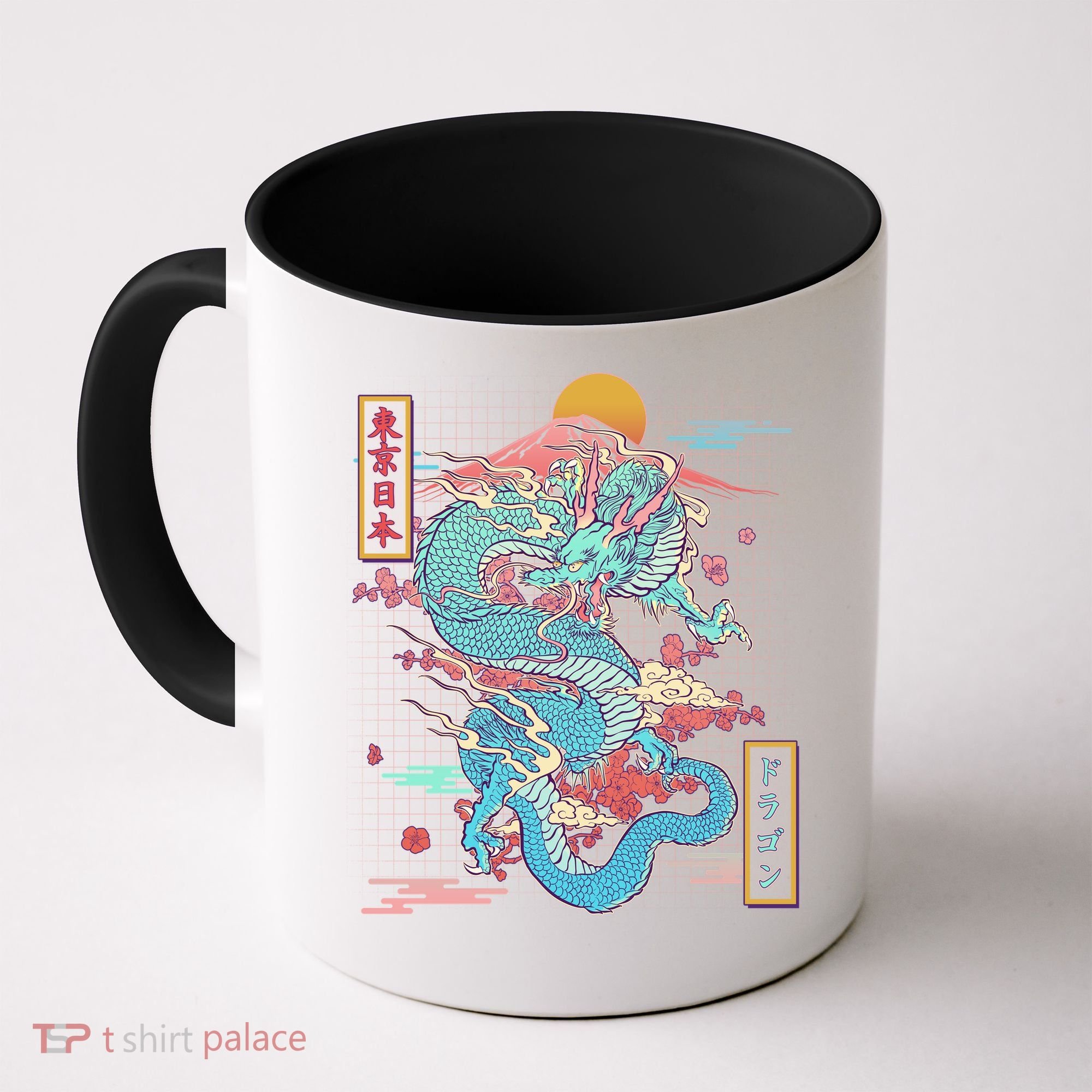 Retro Japanese Dragon Tokyo Japan Coffee Mug