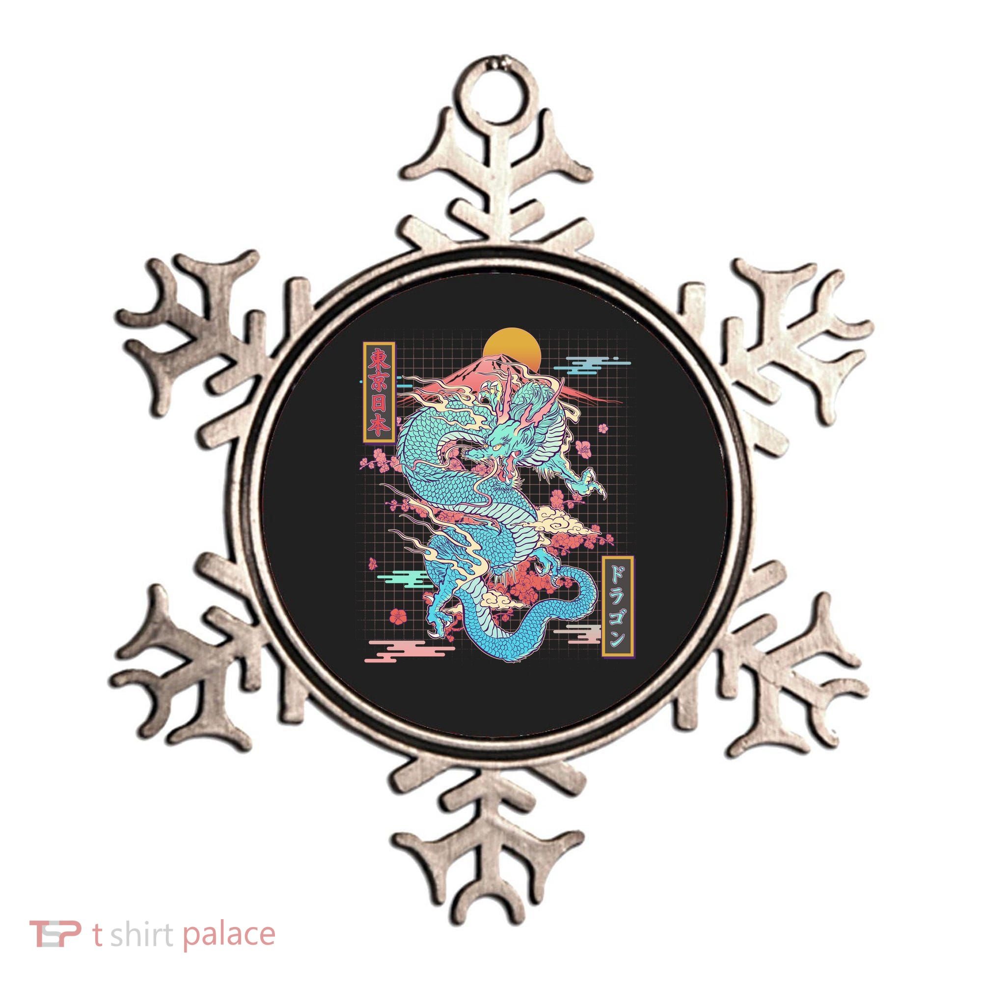 Retro Japanese Dragon Tokyo Japan Ornament