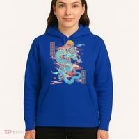 Retro Japanese Dragon Tokyo Japan Hoodie thumb 5
