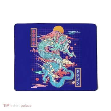 Retro Japanese Dragon Tokyo Japan Mousepad