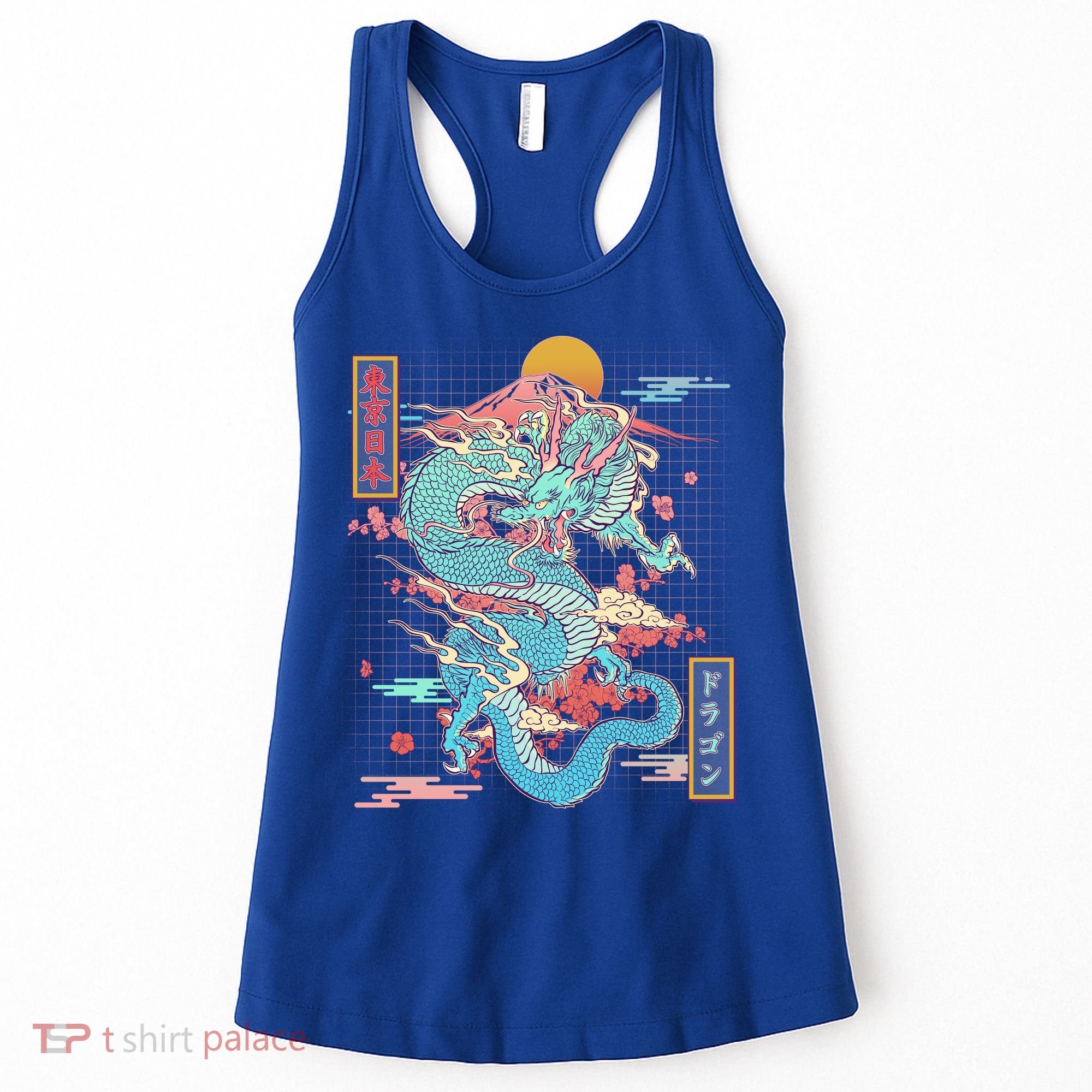 Retro Japanese Dragon Tokyo Japan Women's Tank Top