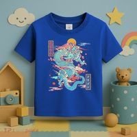 Retro Japanese Dragon Tokyo Japan Toddler T-Shirt thumb 3