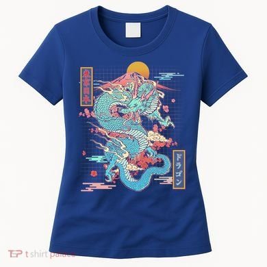Retro Japanese Dragon Tokyo Japan Women's T-Shirt