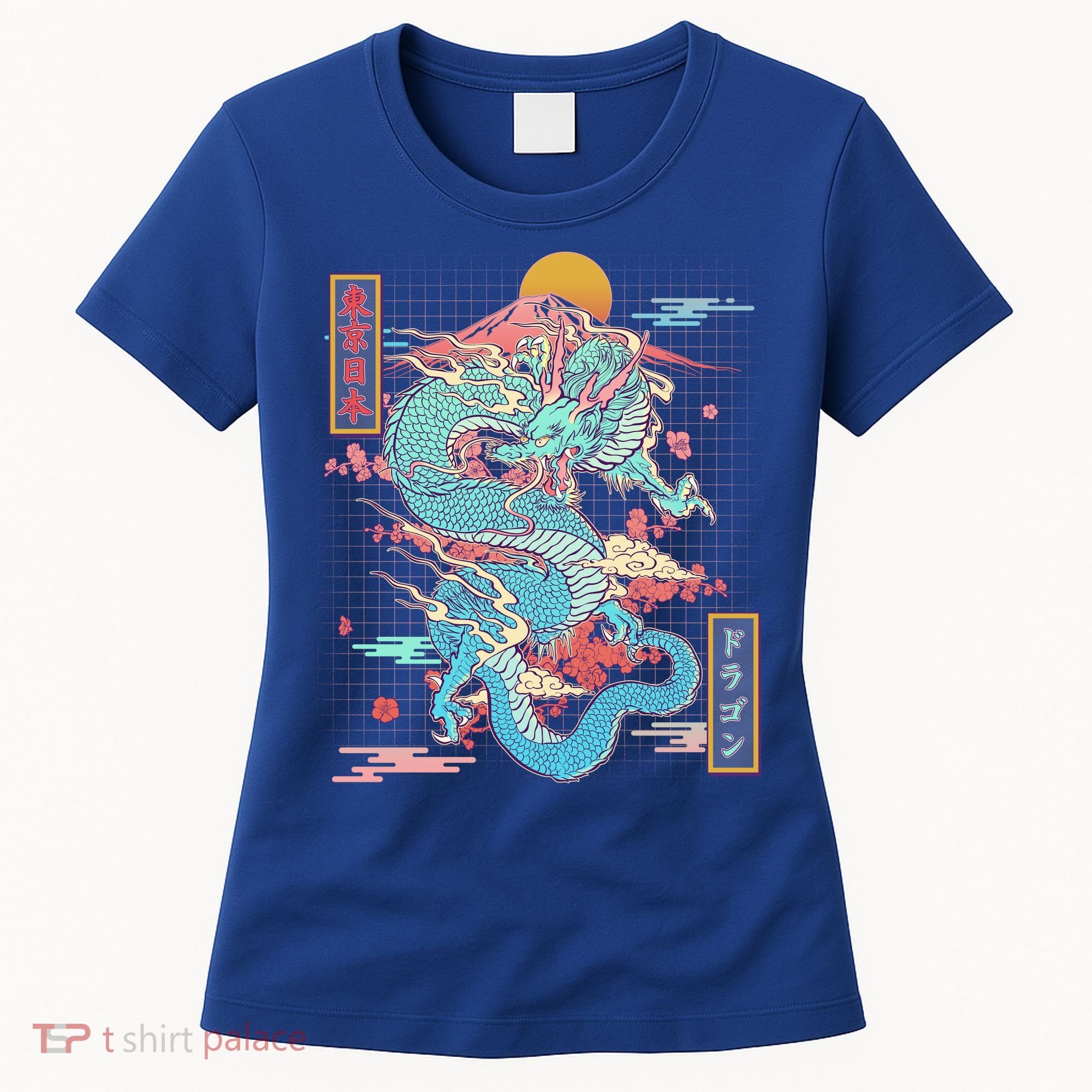 Retro Japanese Dragon Tokyo Japan Women's T-Shirt