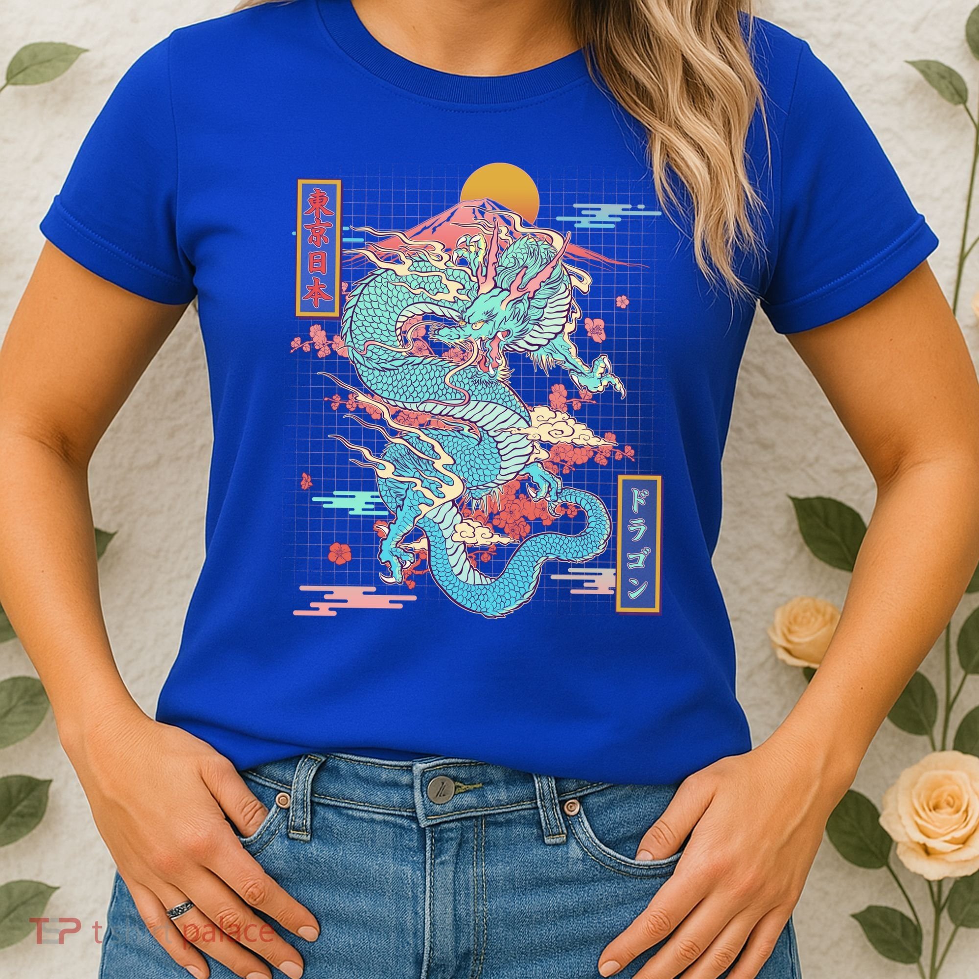 Retro Japanese Dragon Tokyo Japan Women's T-Shirt