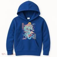 Retro Japanese Dragon Tokyo Japan Kids Hoodie thumb 0