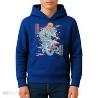 Retro Japanese Dragon Tokyo Japan Kids Hoodie thumb 4