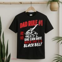 Retro Jiu-Jitsu Dad BJJ Man Father Vintage T-Shirt thumb 2