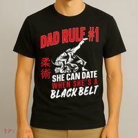 Retro Jiu-Jitsu Dad BJJ Man Father Vintage T-Shirt thumb 3