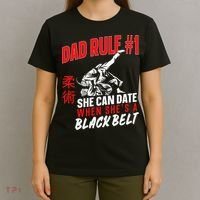 Retro Jiu-Jitsu Dad BJJ Man Father Vintage T-Shirt thumb 4
