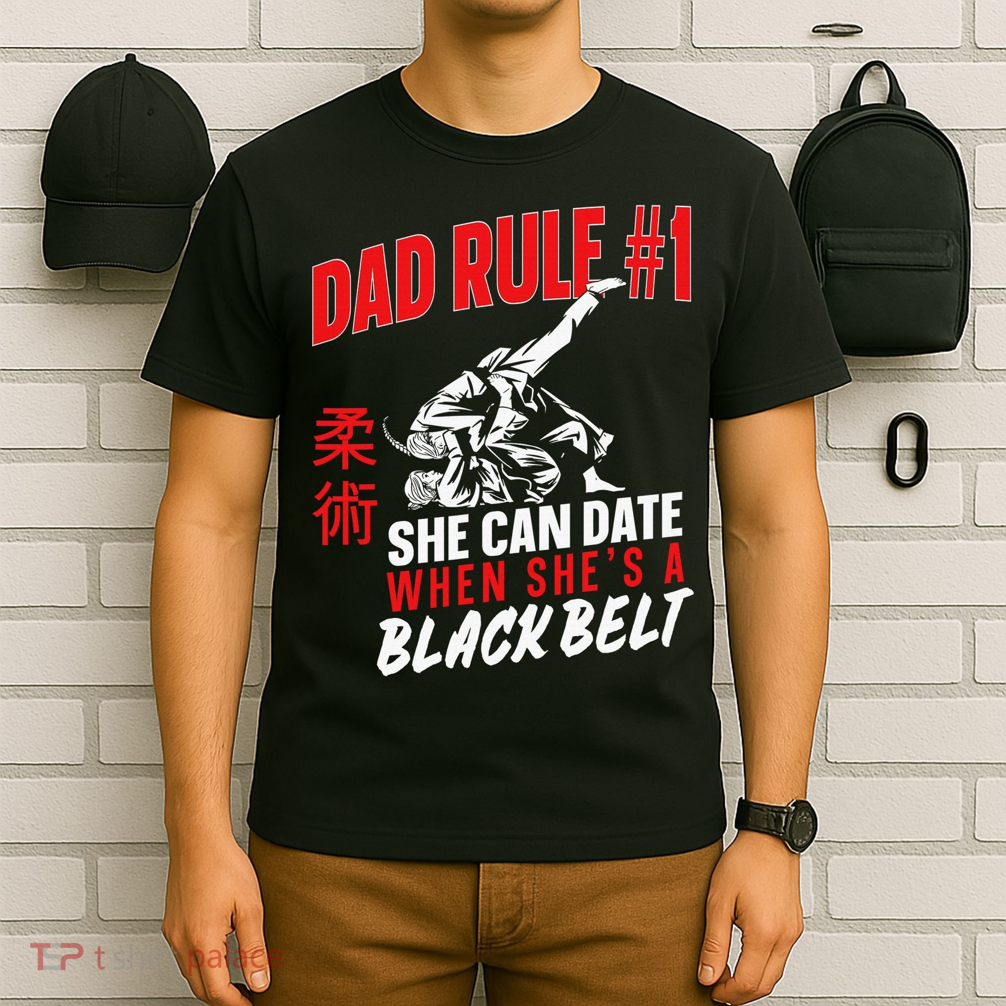 Retro Jiu-Jitsu Dad BJJ Man Father Vintage T-Shirt