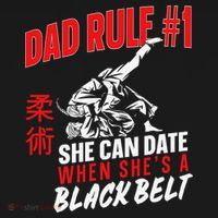 Retro Jiu-Jitsu Dad BJJ Man Father Vintage T-Shirt thumb 7