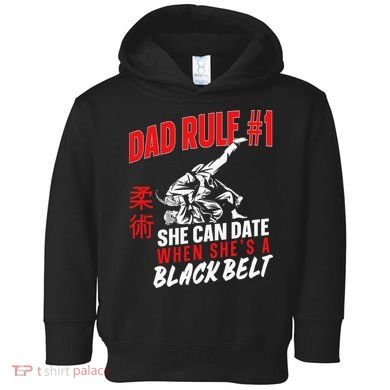 Retro Jiu-Jitsu Dad BJJ Man Father Vintage Toddler Hoodie