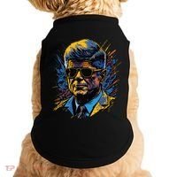 Retro John F Kennedy Pop Doggie Tank thumb 0