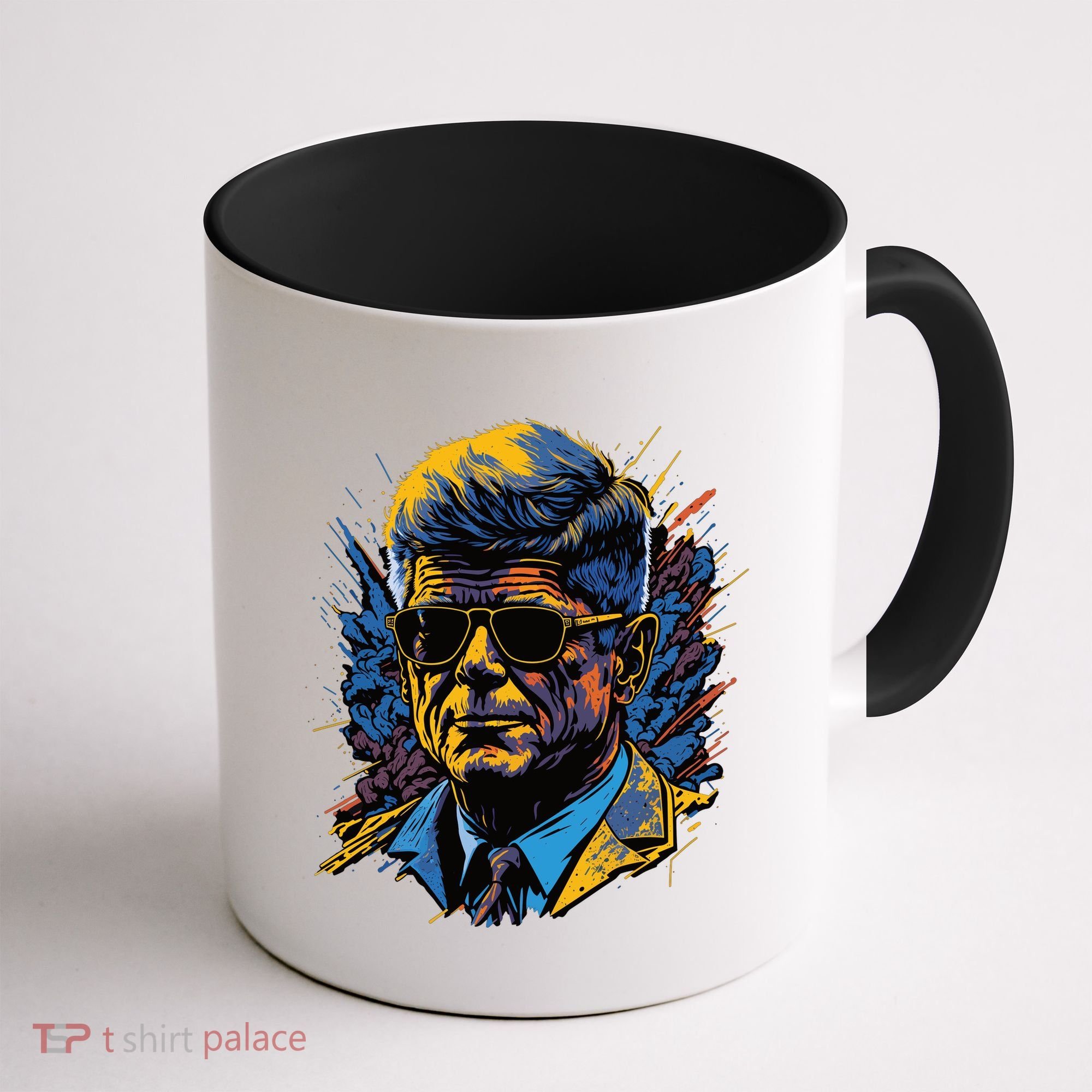 Retro John F Kennedy Pop Coffee Mug