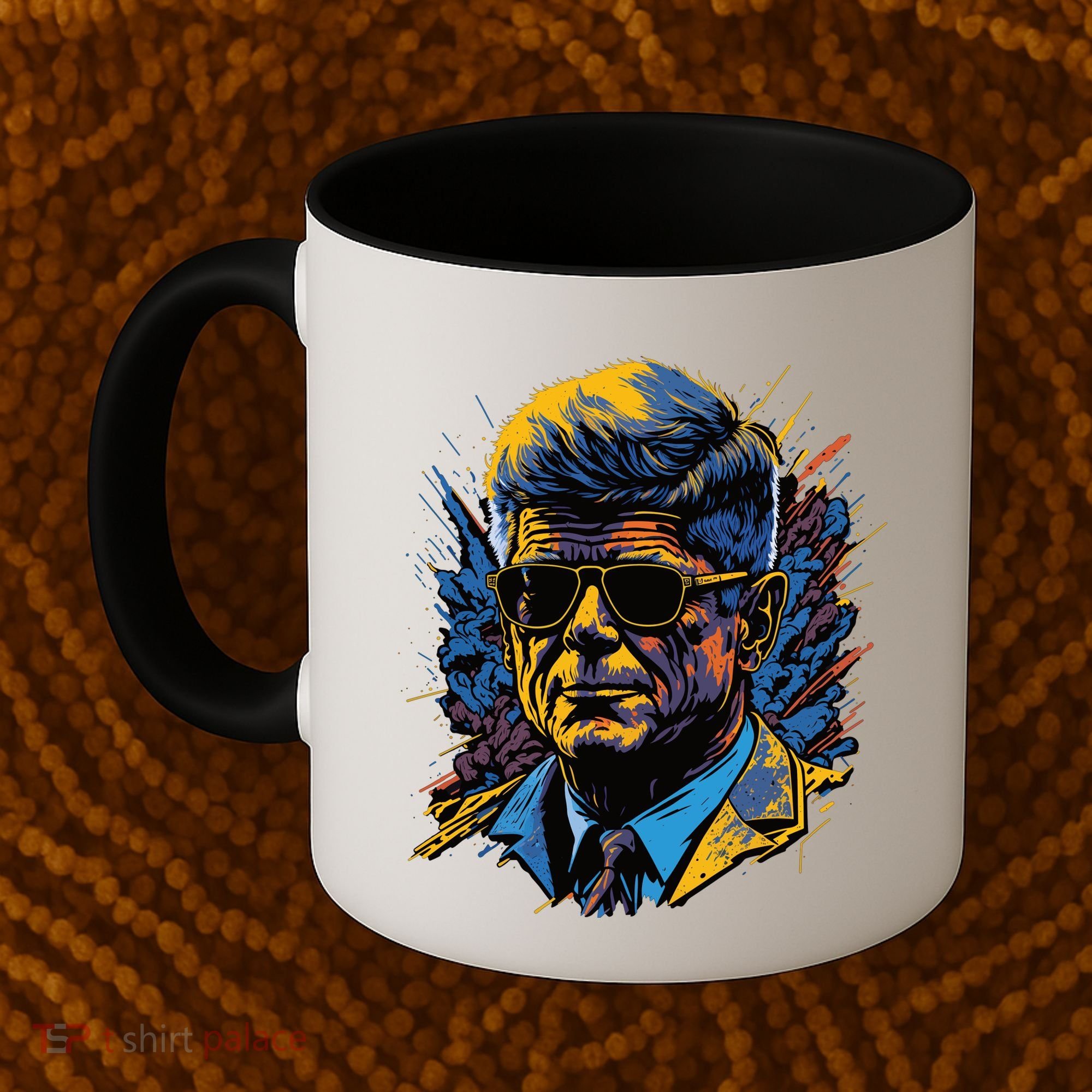 Retro John F Kennedy Pop Coffee Mug