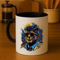 Retro John F Kennedy Pop Coffee Mug thumb 4