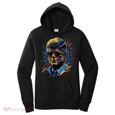 Retro John F Kennedy Pop Women's Hoodie